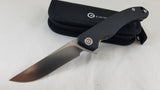 Civivi Courser Linerlock Black G10 Folding Knife VG10 Blade by We Knife Co 804C