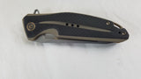 Civivi Statera Linerlock Brown Carbon Fiber Folding Knife 901A