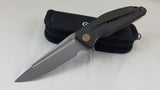 Civivi Statera Linerlock Black Carbon Fiber Folding Knife 901c