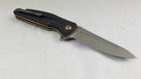 Civivi Statera Linerlock Black Carbon Fiber Folding Knife 901c