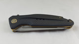 Civivi Statera Linerlock Black Carbon Fiber Folding Knife 901c