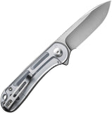 Civivi Elementum Linerlock Polished Lexan Folding D2 Steel Pocket Knife 907A7