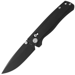 CMB Made Knives Braveman Axis Lock Black Titanium Folding S35VN Pocket Knife 17B