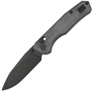 CMB Made Knives Explorer Axis Lock Blackout Micarta Folding 14C28N Pocket Knife 18B