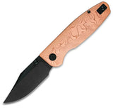 CMB Made Knives Lucky Linerlock Copper Foil G10 Folding 14C28N Pocket Knife 21D