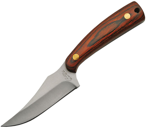 Rite Edge Skinner Brown Pakkawood Stainless Fixed Blade Knife 211234WD