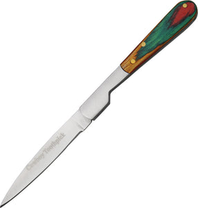 Rite Edge Toothpick Multi -Wood Stainless Steel Fixed Blade Knife 212071CB