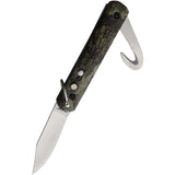 Colonial Automatic Law Enforcement Knife Button Lock Camo GFN Stainless Blade 723