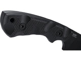 CRKT Siwi Knife Black G10 Handle Black SK5 Carbon Steel Plain Edge 2082