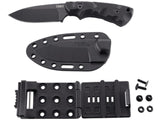 CRKT Siwi Knife Black G10 Handle Black SK5 Carbon Steel Plain Edge 2082