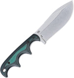 CRKT Minimalist Nessmuk Black & Green Micarta D2 Steel Fixed Blade Neck Knife 2376