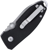 CRKT Squid Button Lock Black G10 Folding D2 Steel Pocket Knife 2474