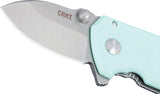 CRKT Squid Compact Framelock Blue G10 & Stainless Folding D2 Steel Pocket Knife 2485B