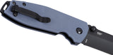 CRKT Squid XM Button Lock Blue-Gray G10 Folding D2 Steel Pocket Knife 2495G