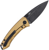 CRKT Tuna Compact Framelock Topaz Bronze Titanium Folding S35VN Pocket Knife 2524