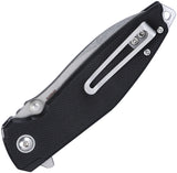 CRKT Ibis Linerlock Black G10 Folding D2 Steel Drop Pt Pocket Knife 2540