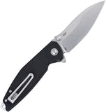 CRKT Ibis Linerlock Black G10 Folding D2 Steel Drop Pt Pocket Knife 2540