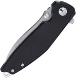 CRKT Ibis Linerlock Black G10 Folding D2 Steel Drop Pt Pocket Knife 2540