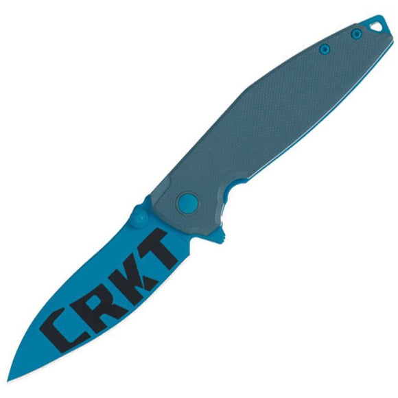 Damned Designs Yokai Pocket Knife Linerlock Gray Titanium Folding