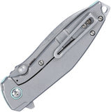 CRKT Ibis Framelock Blue G10 & Stainless Folding 14C28N Drop Pt Pocket Knife 2560