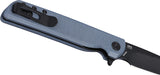 CRKT LCK + Linerlock Blue-Gray G10 Folding 14C28N Steel Pocket Knife 3801KN