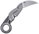 CRKT Provoke Kinematic Gray Aluminum Folding D2 Steel Knife 4040G