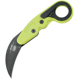 CRKT Provoke Zap Neon Green Grivory Kinematic Folding Knife 4041G