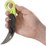 CRKT Provoke Zap Neon Green Grivory Kinematic Folding Knife 4041G