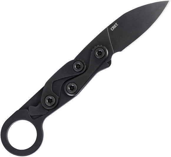 CRKT Provoke Kinematic EDC Black Aluminum Folding D2 Steel Pocket Knife 4050K