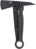 CRKT Provoke X Kinematic Black Stainless SUJ2 Steel Morphing Axe 4141KX