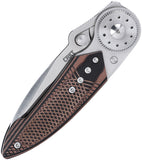 CRKT Walker Blade Lock Black & Brown G10 Folding 14C28N Pocket Knife 4200