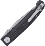 CRKT Fidus Linerlock Black GRN Folding 12C27 Drop Pt Pocket Knife 4220