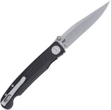 CRKT Fidus Linerlock Black GRN Folding 12C27 Drop Pt Pocket Knife 4220