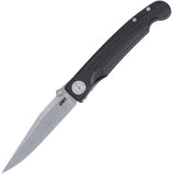 CRKT Fidus Linerlock Black GRN Folding 12C27 Drop Pt Pocket Knife 4220