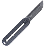 CRKT Katana X Black D2 Steel Drop Point Manual OTF Knife 4800