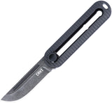 CRKT Katana X Black D2 Steel Drop Point Manual OTF Knife 4800