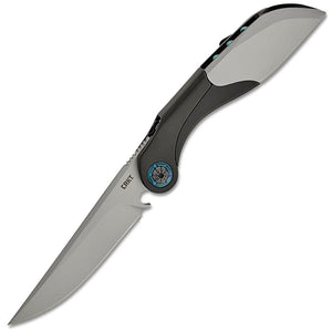 CRKT Fial Linerlock Black & Gray Stainless Steel Folding 12C27 Pocket Knife 5670