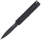 CRKT Gravitic Flip Black GRN Double Edge 5Cr13MoV Manual OTF Knife 6013