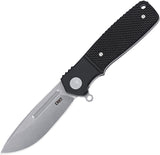 CRKT Homefront Compact Linerlock Black G10 & Aluminum Folding S35VN Pocket Knife K246KKP