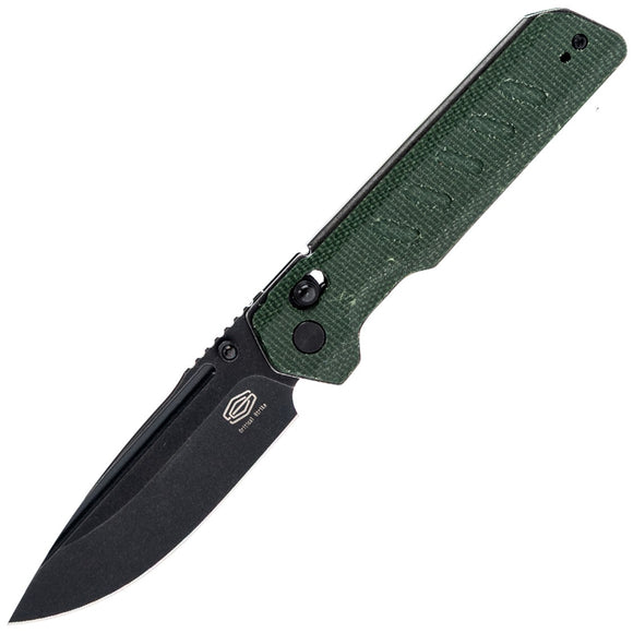 Critical Strike X504 Axis Lock Green Micarta Folding VG-10 Pocket Knife X504GNBF