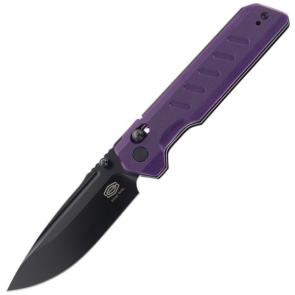 Critical Strike X504 Axis Lock Purple G10 Folding VG-10 Pocket Knife X504PLBF