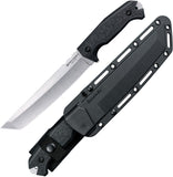 Cold Steel Warcraft Tanto Black GRN 4034SS Fixed Blade Knife w/ Sheath 13SSB