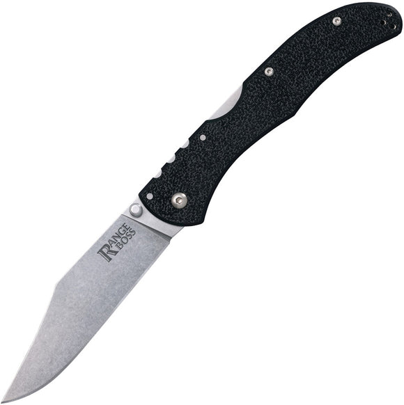 Cold Steel Range Boss Lockback Black Folding 4116 Stainless Pocket Knife 20KR5XX