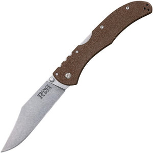 Cold Steel Range Boss Lockback Flat Dark Earth Folding Pocket Knife 20KR9XX