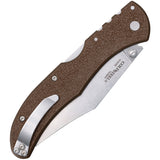 Cold Steel Range Boss Lockback Flat Dark Earth Folding Pocket Knife 20KR9XX