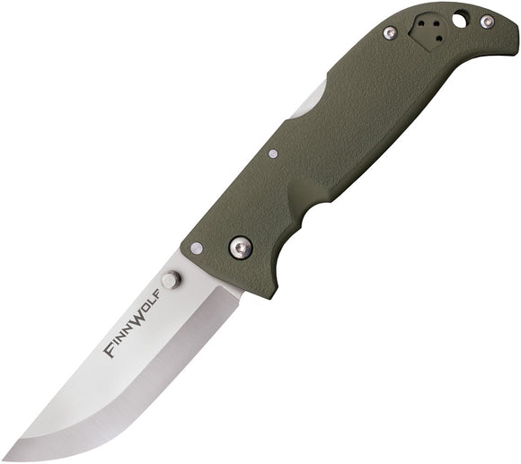 Cold Steel Finn Wolf Green Folding Pocket Knife 3.5