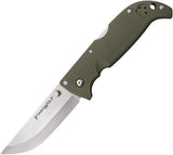 Cold Steel Finn Wolf Green Folding Pocket Knife 3.5" Blade OD Handle - 20NPFZ