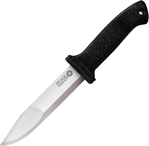 Cold Steel Peace Maker II Black Handle 4116 Stainless Fixed Blade Knife 20PBL