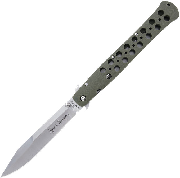 Cold Steel Ti-Lite Limited Edition Lynn Thompson OD Green Folding S35VN Knife 26C6AAXX