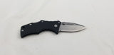 Cold Steel Micro Recon 1 Lockback Black Folding Spear Point Pocket Knife 27DS